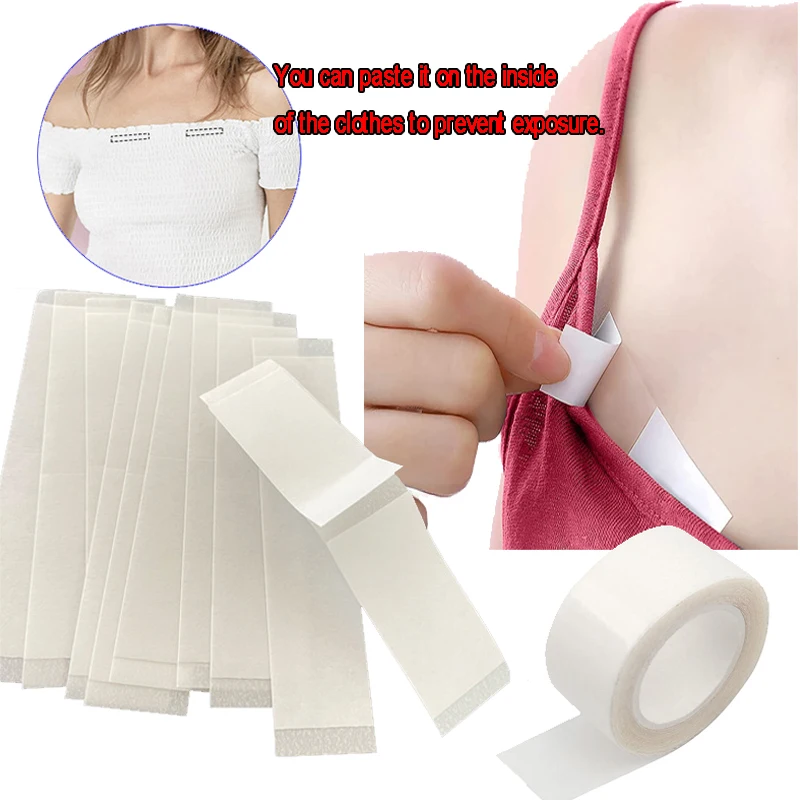 Strapless Bra Adhesive - 20pcs Double-Sided Secret Body กาวเทปกันน้ําผ้าเทป Anti