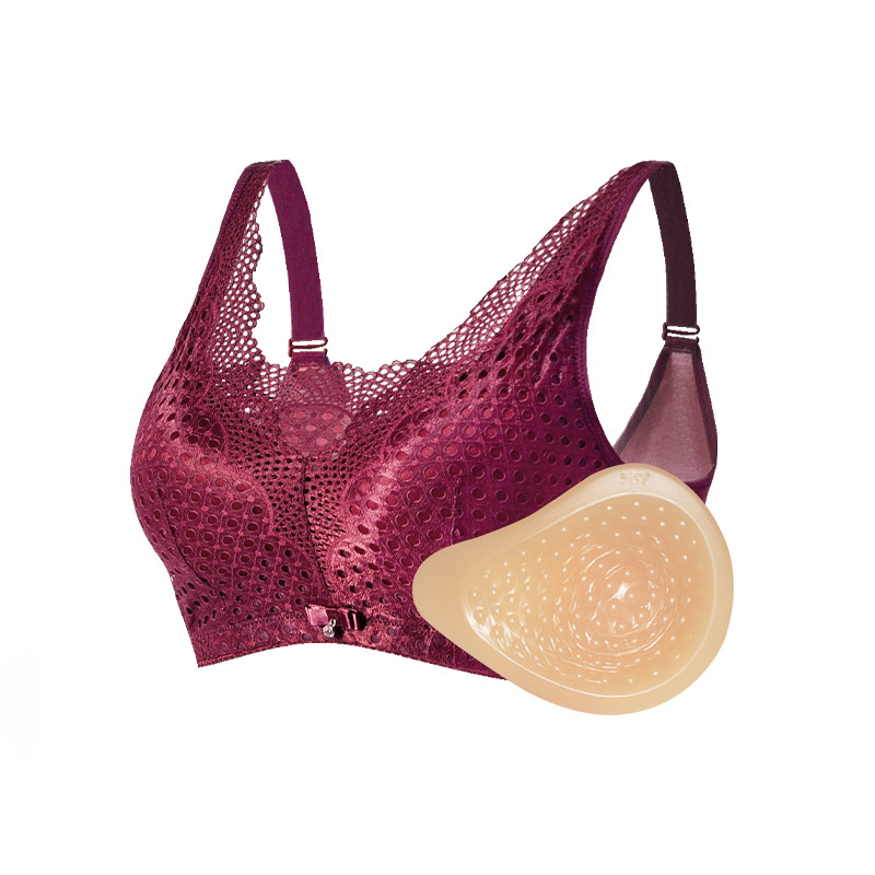ชุดชั้นในซิลิโคนเสริมหน้าอกสำห - Mastectomy Bra Pocket บทวิจารณ์และราคา