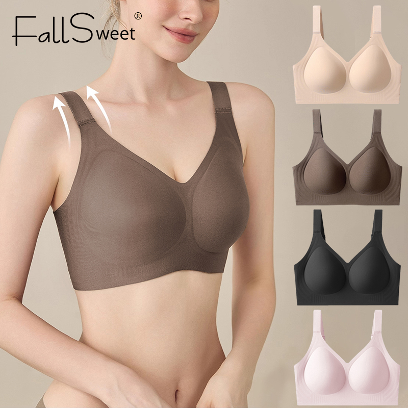 บราไร้โครงแบบดันทรงสำหรับผู้หญ - Mastectomy Bra Pocket บทวิจารณ์และราคา