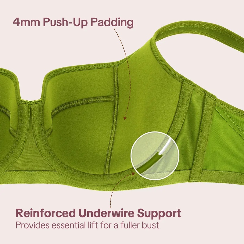 บราแบบ Demi สำหรับผู้หญิงไซส์ใ - Demi Bra Balconette บทวิจารณ์และราคา